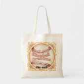 Honkbalovertante tote bag (Voorkant)