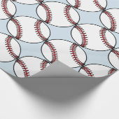 honkbalpakpapier cadeaupapier (Hoek)