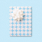 Honkbalpatroon Inpakpapier Plat Vel Set