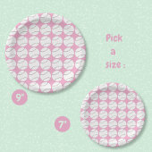 Honkbalpatroon Roze Papieren Bord