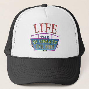 Honkbalpet ter promotie van het leven. trucker pet