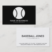honkbalpictogram visitekaartje (Voorkant / Achterkant)