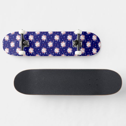 Honkbalprint Skateboard (Horizontaal)