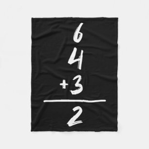 Honkbals Inspiratie Wiskunde 6 4 3 2 Dubbele Spel Fleece Deken