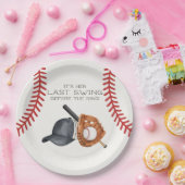 Honkbals laatste swing voor de bruids douche van T Papieren Bordje (Feest)