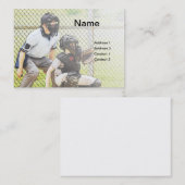 honkbalscheidsrechter visitekaartje (Voorkant / Achterkant)