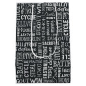 Honkbalscorebord woorden en termen medium cadeauzakje (Achterkant)