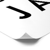 honkbalsenior afstuderen poster (Hoek)