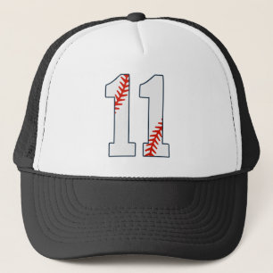 Honkbalshirt nummer 11 trucker pet