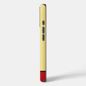 Honkbalsjabloon met naam Elegante Kleuren Case-Mate iPhone Case (Achterkant / Links)