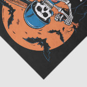 Honkbalskelet Halloween Honkbal Halloween Tissuepapier (Detail)