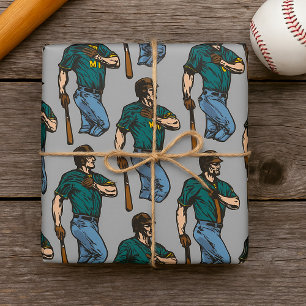 Honkbalslagman Cadeaupapier