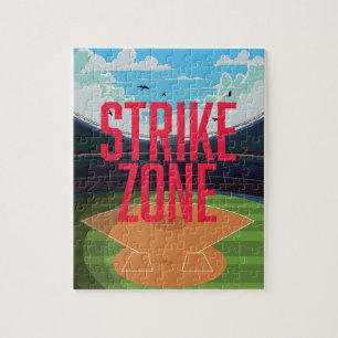Honkbalslagzone Legpuzzel