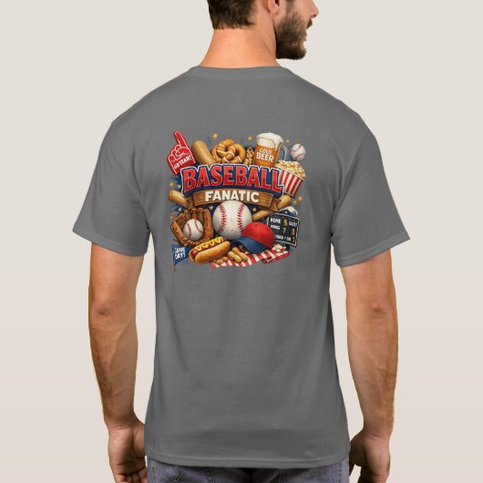 Honkbalspecialist T-shirt (Achterkant)
