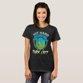 Honkbalspeelwer en -vanger, Honkbal T-shirt (Voorkant volledig)