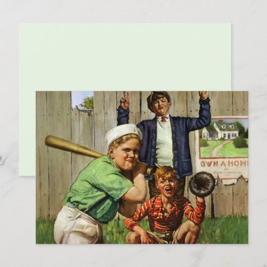  honkbalspel, Kinderen Jongens Sportspeler (Voorkant / Achterkant)