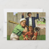  honkbalspel, Kinderen Jongens Sportspeler (Voorkant)