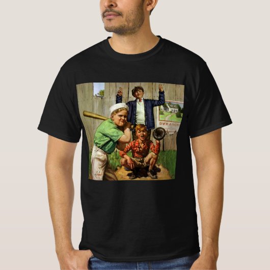  honkbalspel, Kinderen Jongens Sportspeler T-shirt (Voorkant)