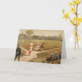  honkbalspel van 1800 kaart (Gele Bloem)