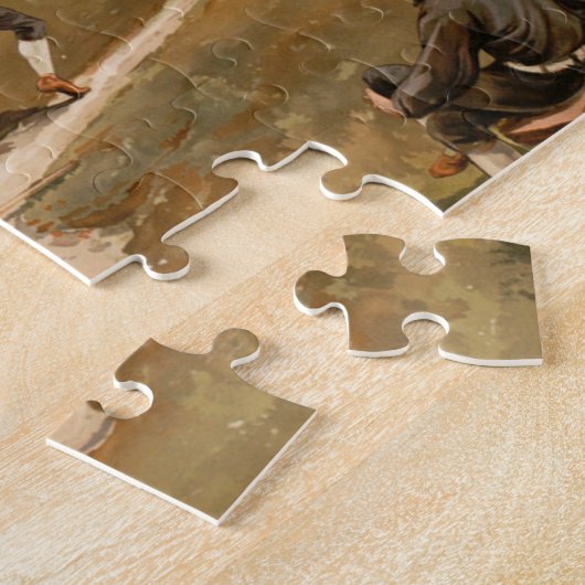  honkbalspel van 1800 legpuzzel (Zijkant)