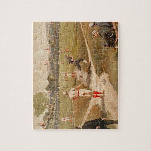  honkbalspel van 1800 legpuzzel (Verticaal)