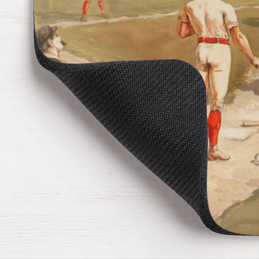  honkbalspel van 1800 muismat (Hoek)