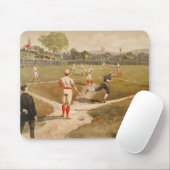  honkbalspel van 1800 muismat (Met muis)