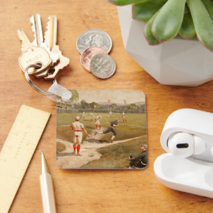  honkbalspel van 1800 sleutelhanger