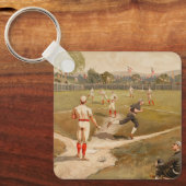  honkbalspel van 1800 sleutelhanger (Voorkant)