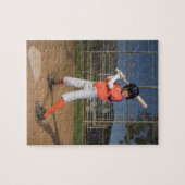honkbalspeler 3 legpuzzel (Horizontaal)