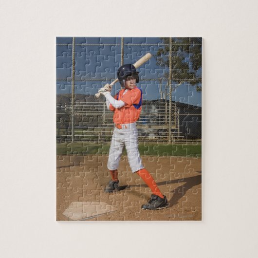 honkbalspeler 3 legpuzzel (Verticaal)