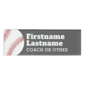 Honkbalspeler Coach of Leraar - Moderne Tekening Naambadge (Voorkant)