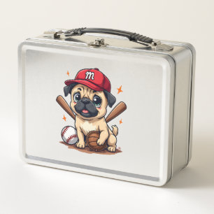 Honkbalspeler Coach Pug Hondenliefhebber Pug Moede