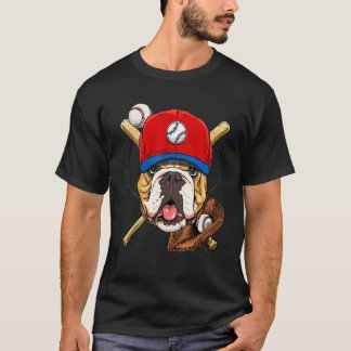 Honkbalspeler coaches American Bulldog werper C T-shirt