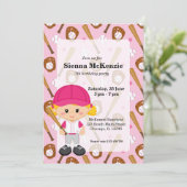 honkbalspeler kaart (Staand voorkant)