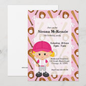 honkbalspeler kaart (Voorkant / Achterkant)