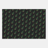 Honkbalspeler Kerstboom Inpakpapier Vel (Voorkant 3)