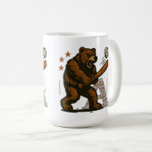 honkbalspeler koffiemok (Voorkant rechts)