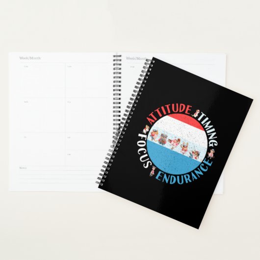 Honkbalspeler Mentaliteit - Rood Wit Blauw Planner (Display)
