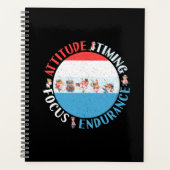 Honkbalspeler Mentaliteit - Rood Wit Blauw Planner (Voorkant)