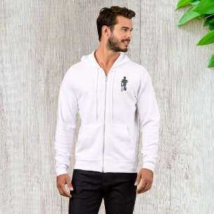 honkbalspeler retro sportkunstwerk hoodie