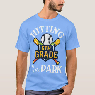 honkbalspeler senior raken 6e graad uit de t-shirt