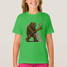 honkbalspeler t-shirt