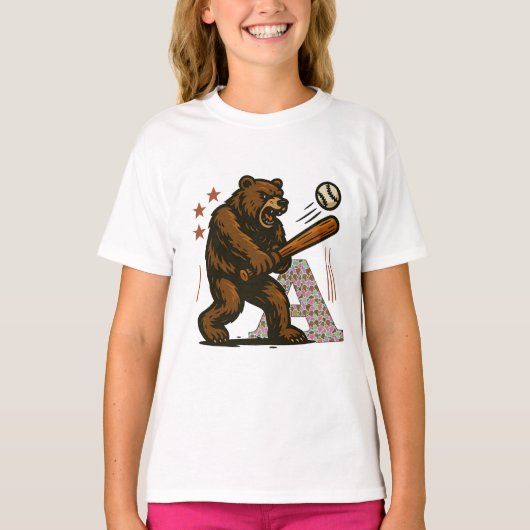 honkbalspeler t-shirt (Voorkant)