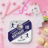 Honkbalspeler Thema Verjaardagsfeest Papieren Bordje (Feest)