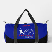 Honkbalspeler, Verjaardagscadeau, Honkbalteam Plunjezak (Voorkant)