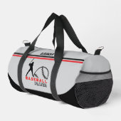 Honkbalspeler, Verjaardagscadeau, Honkbalteam Plunjezak (Rechterhoek)