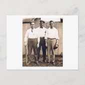  honkbalspelers in de buurt briefkaart (Voorkant)