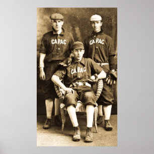 honkbalspelers poster