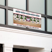 Honkbalsponsor Spandoek (Buitenkant Gebouw)
